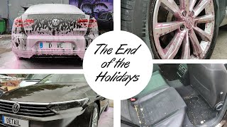 Deep cleaning for a holidays's car - Dirty Passat B8 - Volkswagen Passat