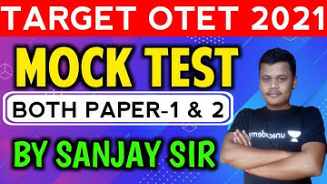 Target OTET 2021//LIVE MOCK TESR BY SR STUDY POINT// BY SANJAY SIR @9;00 pm Everyday