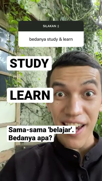 Bedanya: 'STUDY' & 'LEARN' #bahasainggris #shorts