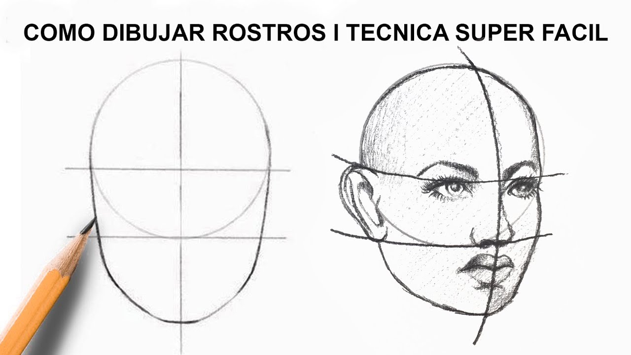 Caras dibujos faciles