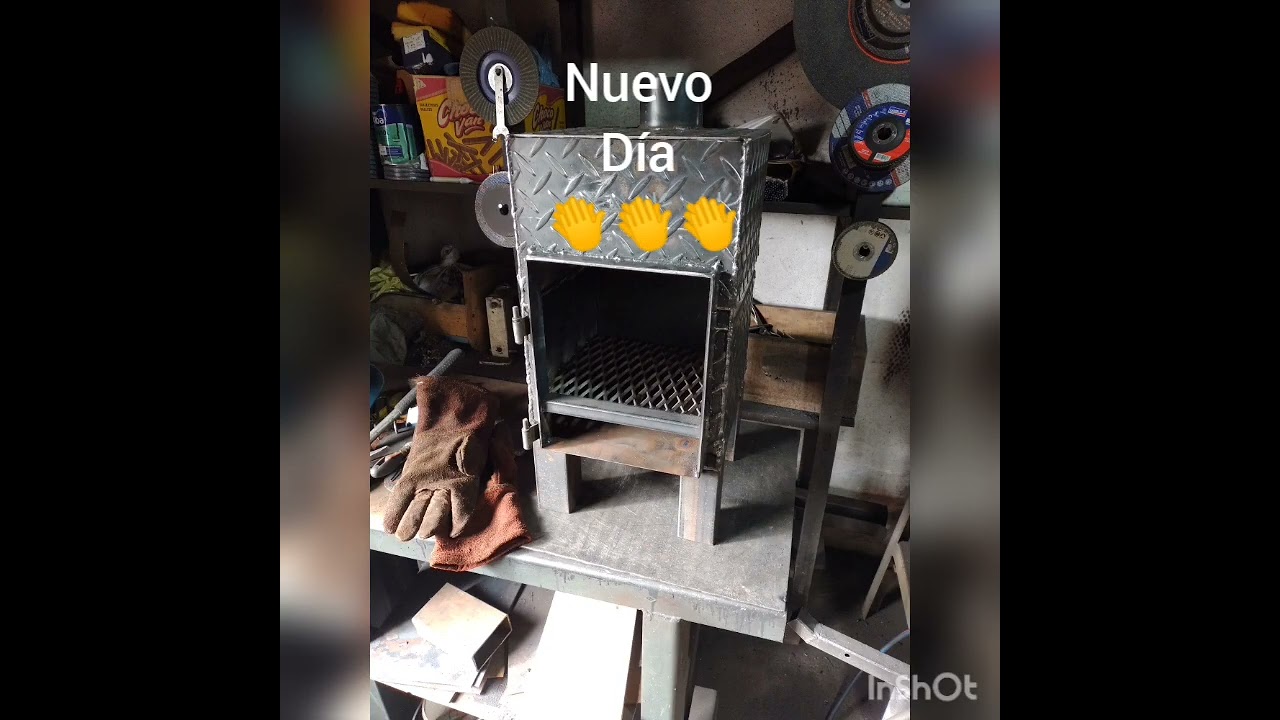 Estufa a leña artesanal (salamandra).