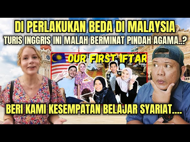 DI PERLAKUKAN BEDA DI MALAYSIA,TURIS INGGRIS INI MALAH MANTAP KE ISLAM... class=