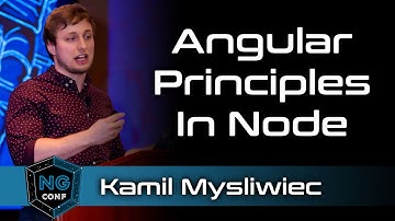 Productivity Revolution: Angular Principles in Node | Kamil Mysliwiec