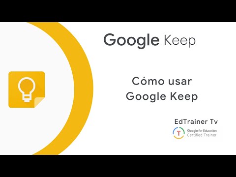 GOOGLE का उपयोग करने के लिए किस तरह उठा नोट- ट्यूटोरियल GSuite #Keep रखें