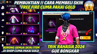 CARA BELI SKIN FREE FIRE HANYA MENGGUNAKAN GOLD - TERBARU 2024