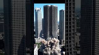 Epic Skyscraper Implosion! 😱 #shorts #demolition