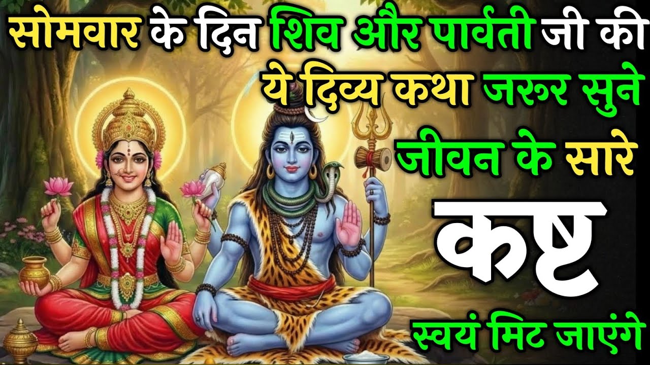 सोमवार को भगवान शिव की ये दिव्य कथा सुनली तो–जीवन के सारे कष्ट खुद ही मिट जाएंगे | Somvar Vrat Katha