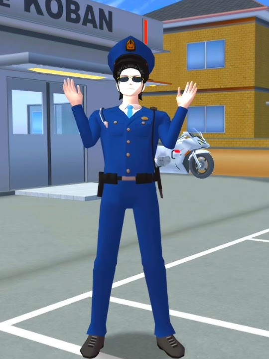 Rena Tamaki stole a police car#sakuraschoolsimulator#shortvideo 👮🚨🤣