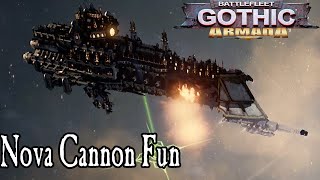 Nova Cannon Fun - Battlefleet Gothic Armada