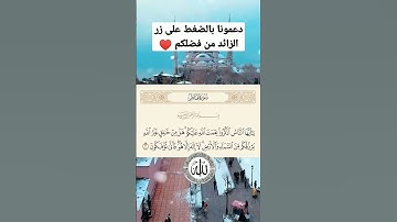 تلاوة الأية 3 من سورة فاطر #القرأن_الكريم #محمد_رسول_الله #تلاوة_رائعة #تلاوة_خاشعة#سورة_فاطر