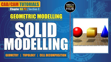 SOLID MODELLING (Section-C) | Geometric Modelling | CAD/CAM Tutorials | Chapter 03 Part 03