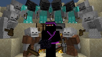 Minecraft Speedrunner VS 10 AI Hunters