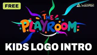 Free Kids Logo Intro Template | Colour Storm | No Watermark screenshot 2