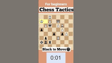 CHESS TACTICS 1 #chess #shorts #short #youtubeshorts #youtubevideo #gamer #games #shortsvideo