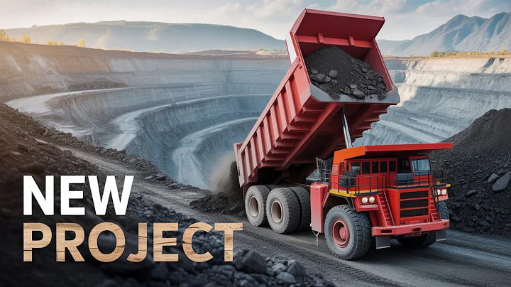 New Project Dump Truck Moving Land filling Nearby Highway Road Pours Soil Bulldozer Pushing  EP160