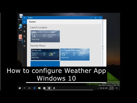 Video: How To Put Weather On Your Desktop