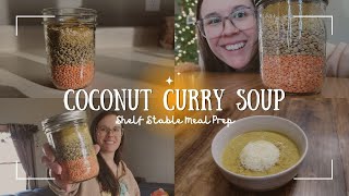 Shelf-Stable Meal Prep Friendly Vegan Curry Lentil Soup Mix