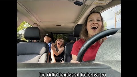 Cory McAtee - Backseat In-Between Official  Lyric Video - song for kids