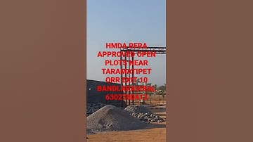 HMDA RERA APPROVED OPEN PLOTS NEAR TARAMATIPET ORR EXIT 10 #6302780413