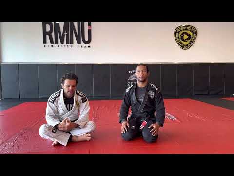 Suicide position sweep defense with Robson Moura - Brazilian Jiu Jitsu