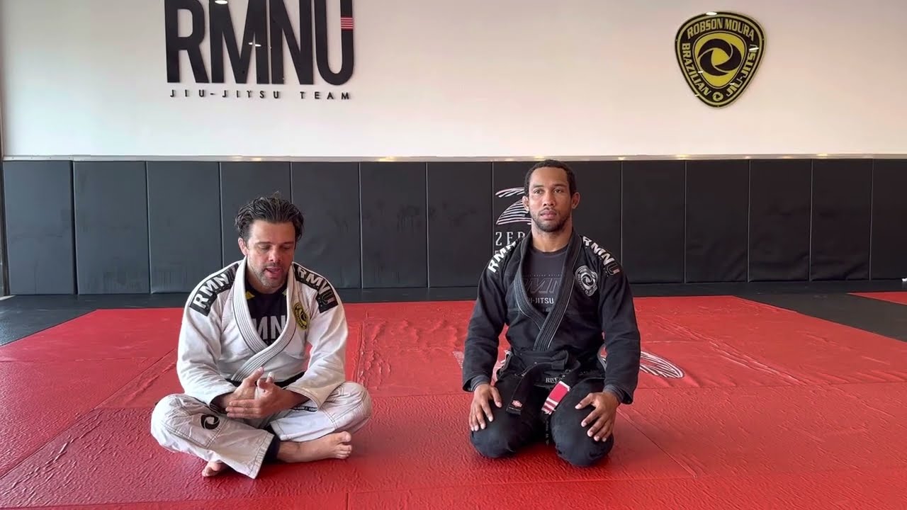Suicide position sweep defense with Robson Moura - Brazilian Jiu Jitsu