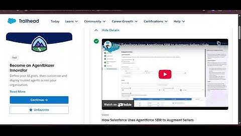 Agentforce Sales Coach Setup and Customization :  Salesforce Trailhead : Agentblazer Innovator