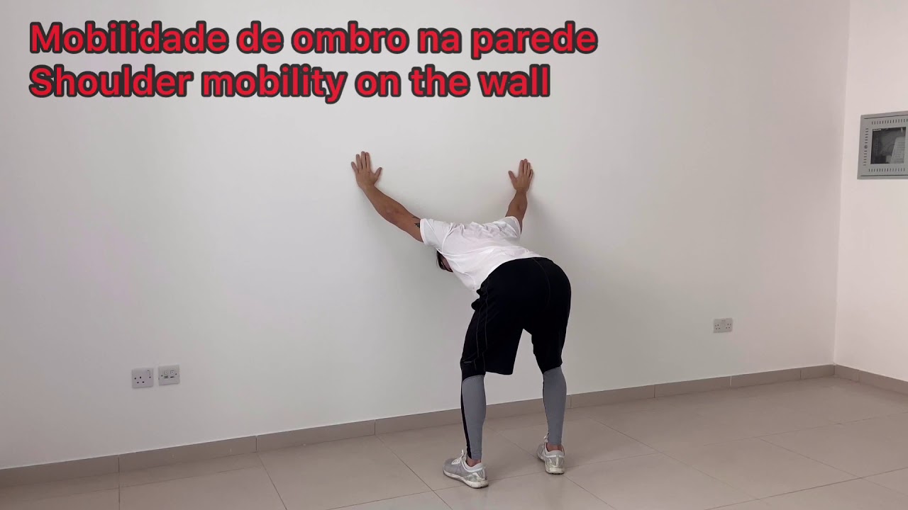 Mobilidade de ombro na parede/Shouder mobility on the wall - YouTube