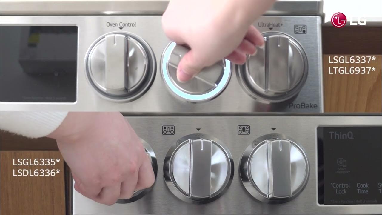 [LG Gas Ranges] How To Use The Cooktop YouTube