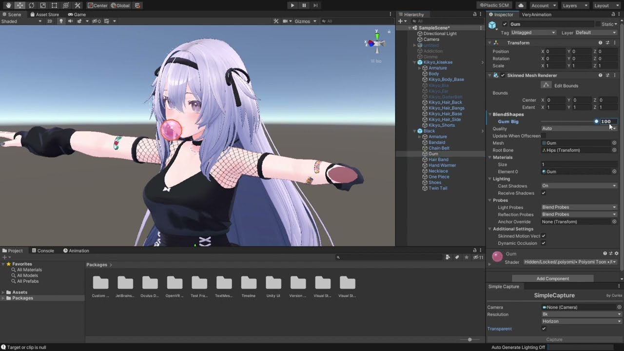 [VRChat] 桔梗_絶対ゴシック宣言！Shape key作動動画 - YouTube