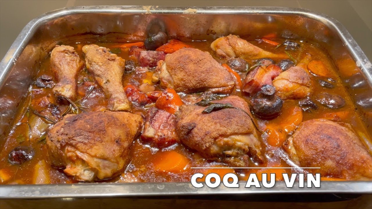 Coq au Vin mit Beilagen in 15 min Arbeitszeit Coq au vin in 15 minutes working time YouTube