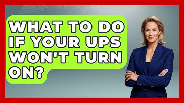 What To Do If Your UPS Won