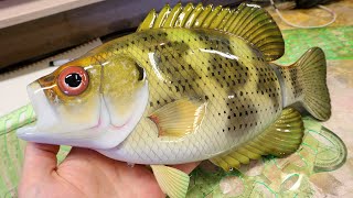 Making a Rock Bass Lure | World Record Size