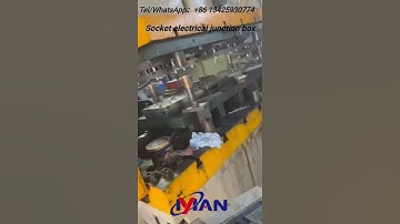 Socket electrical junction box progressive die in production, electrical boxes making production