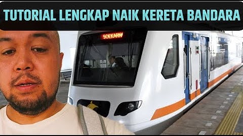 CARA NAIK KERETA BANDARA DARI TERMINAL 1 BANDARA SOEKARNO HATTA | vlog #118