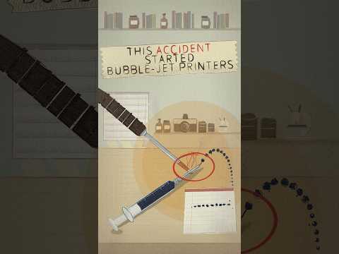 How a Soldering Iron Accident Led to Bubble Jet Printers #inventions #science #history