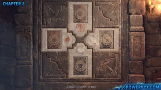 Resident Evil 4 Remake - Lithographic Stones Puzzle Door Solution (Chapter 8 Bindery) screenshot 3