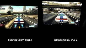 NFS Most Wanted/Riptide GP Galaxy Note 2 vs Tab2