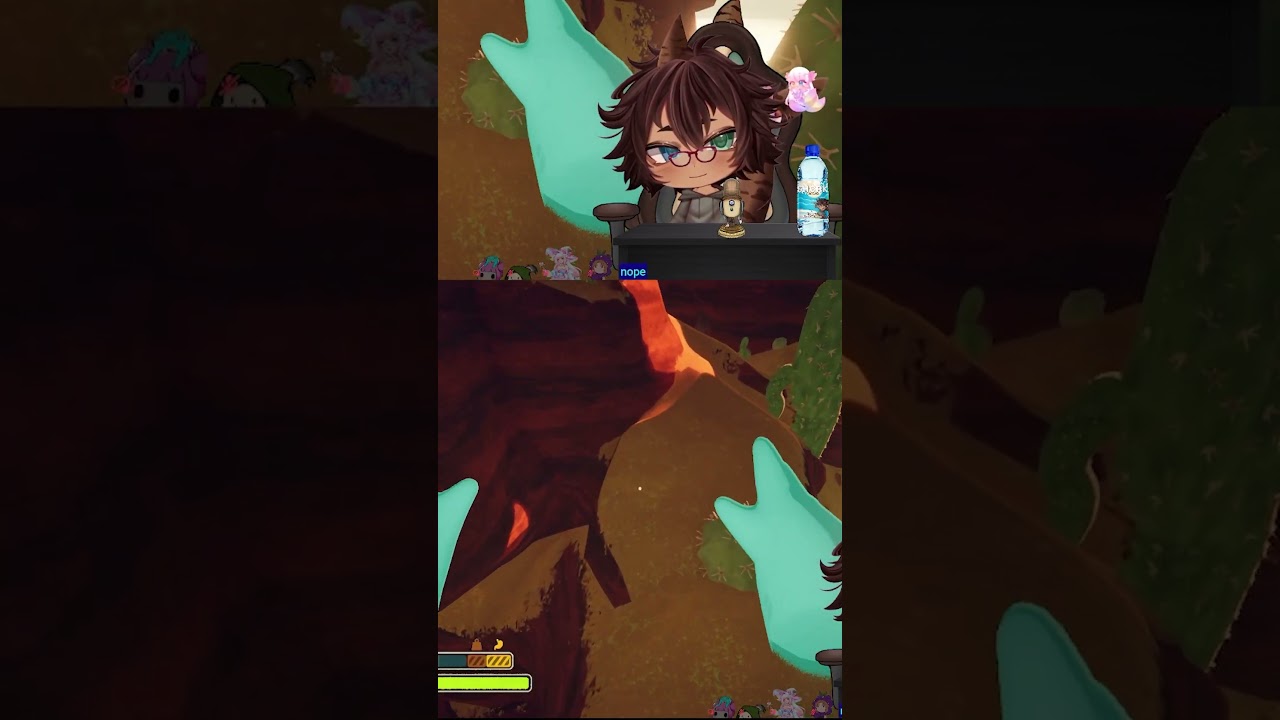 Cactus Fatality!  #vtuber #gaming #shorts #peak