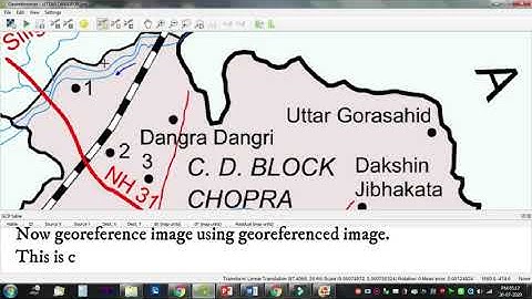 QGIS # IMAGE TO IMAGE GEOREFERENCING