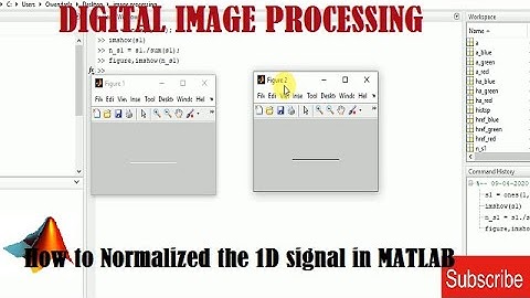 How to Normalized the 1D signal in MATLAB
