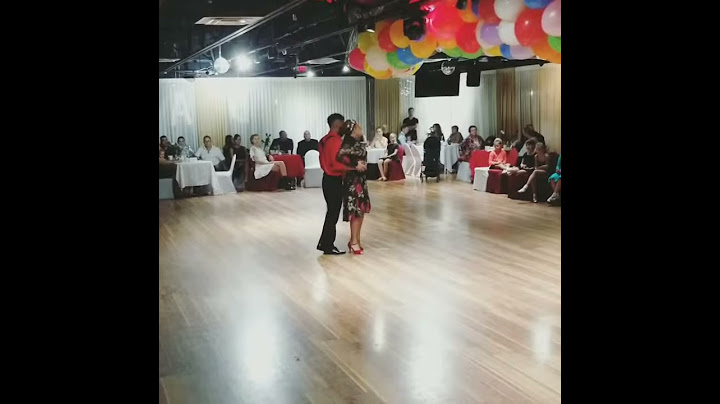 Maria A Jimenez and Kevin Ordonez dancing Tango El Violin de Becho