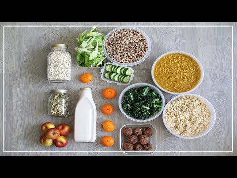Meal Prep for the Week | Zero Waste Breakfast | Lunch + Snacks