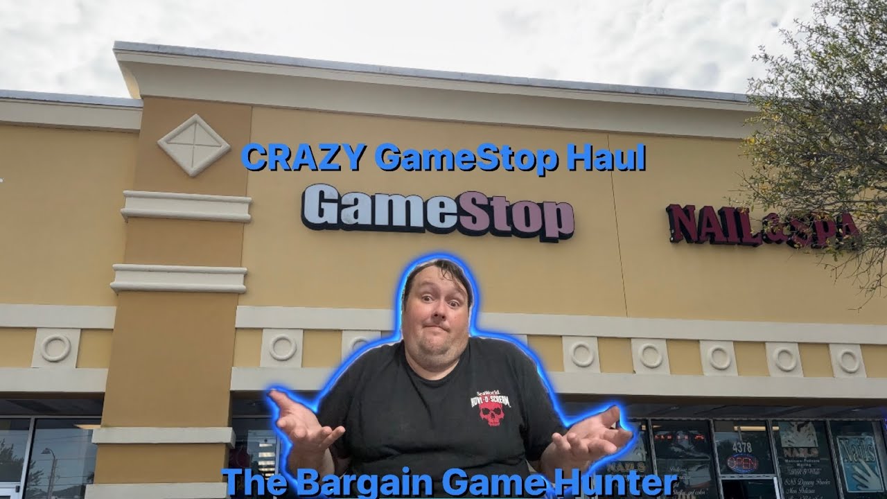 CRAZY GameStop Haul - The Bargain Game Hunter