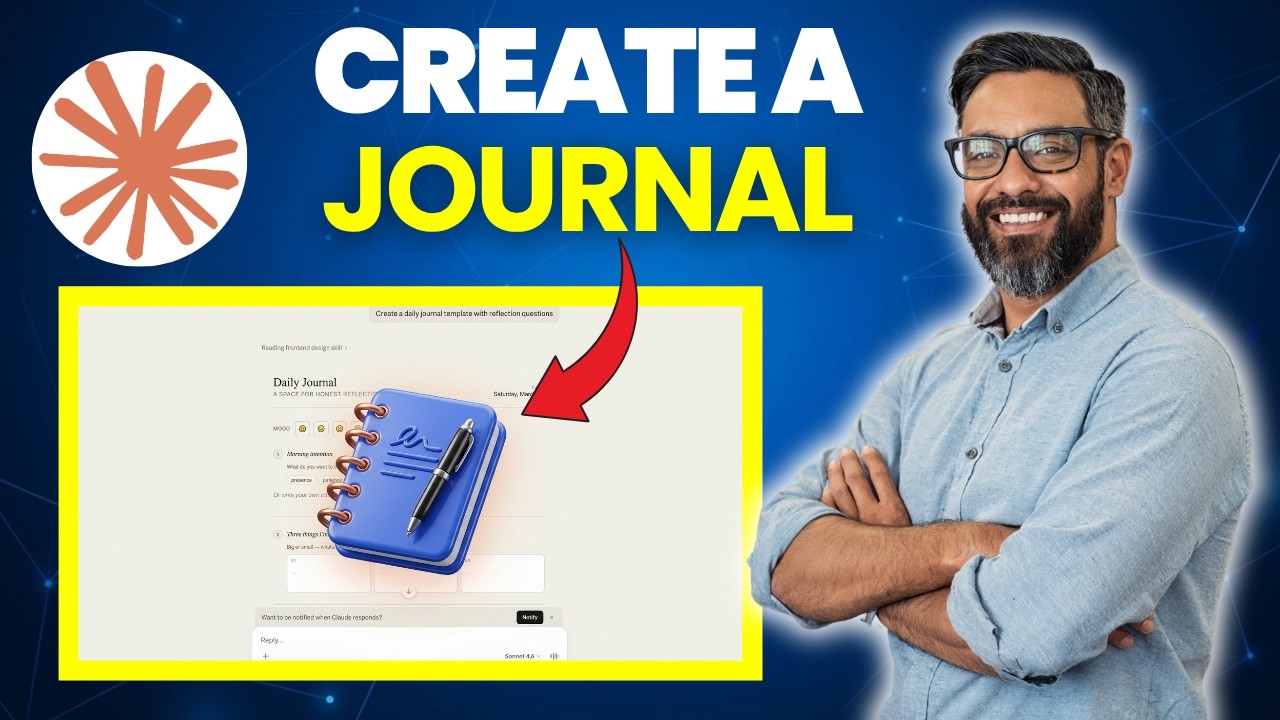 How to Create a Journal With Claude AI - Tutorial - YouTube