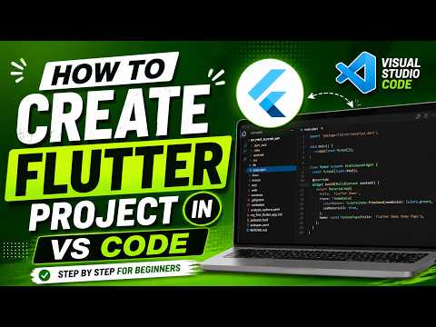 How to Create a Flutter Project in VS Code | Flutter Beginner Tutorial