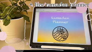 Ramadan Planner | Digital Planner | Free Ramadan Planner | Good Notes | Keynotes