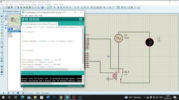 Simulasi Rangkaian Control Relay menggunakan aplikasi Proteus dan Arduino