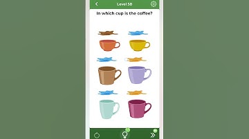 In which cup is the coffee? 🤔 brain over level 58 🤔 #gaming #shorts #ytshorts #puzzle