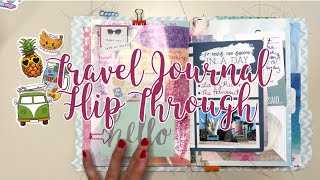 Travel Journal Flip Through @conversationsbymoonlight