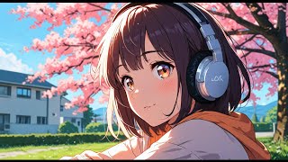 Chill Lofi Music ~ Spring Vibes  Sounds to relax, study And Sleep Lofi mix to Work, Stress Relief